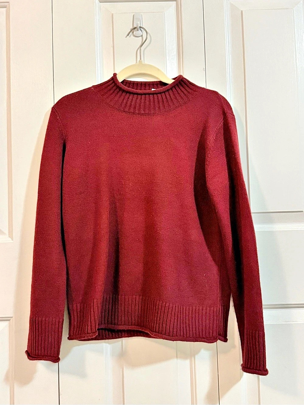 Burgundy Rollneck Sweater